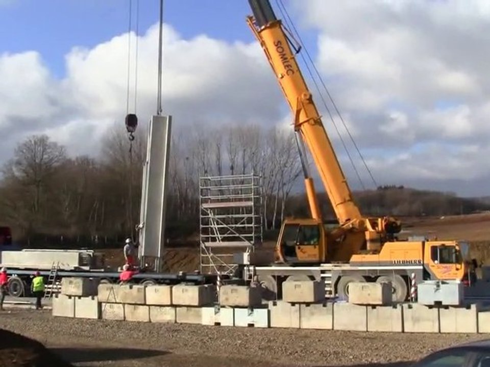Levage au double treuil sur Grue