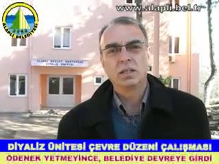 ALAPLI DİYALİZ ÜNİTESİ ÇEVRE DÜZENİ ÇALIŞMASI