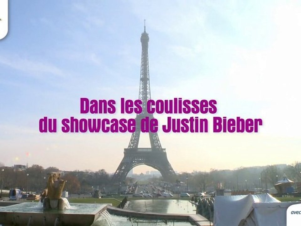 Coulisses du showcase Universal Mobile de Justin Bieber