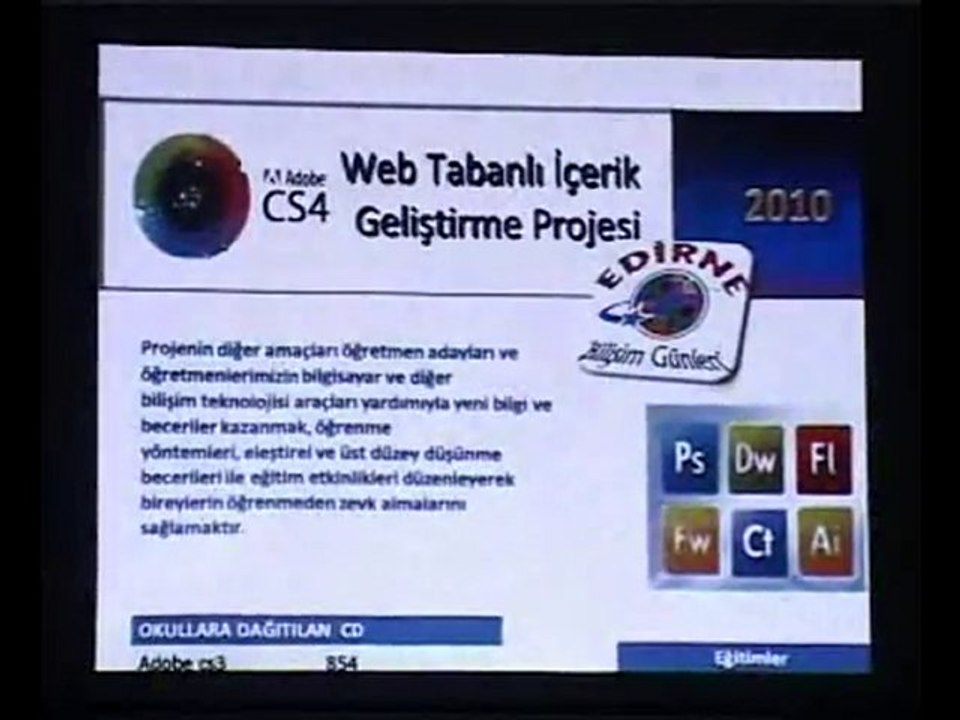 Edirne ICT Week 4-7 May 2010 Opening and Prize Ceremony. 2/4