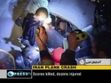 Scores dead in Iran Air plane crash