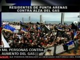 La protestas en Punta Arenas continúan por el alza de gas e