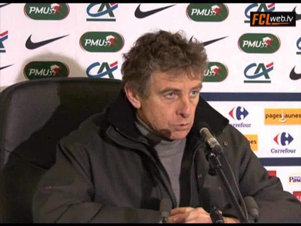 La réaction de Christian Gourcuff après Lorient / Vannes
