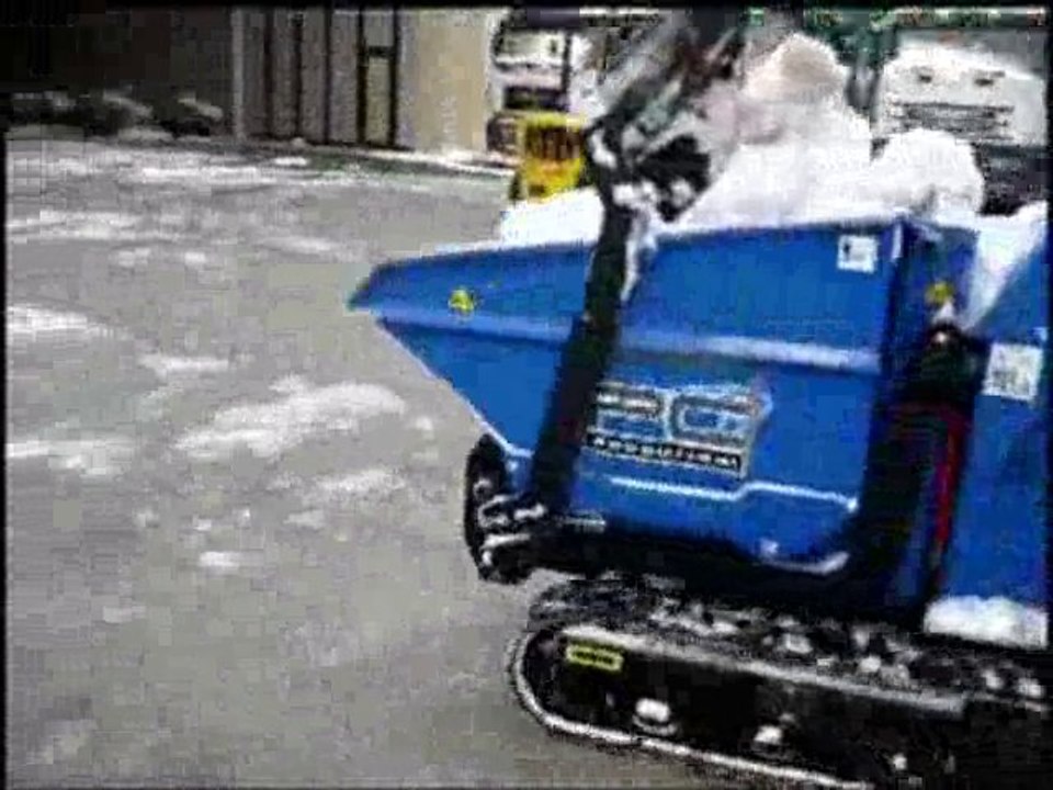 Mini Dumper Brouette a chenilles MD850TOP PC Produzioni
