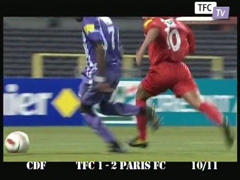 Les actions du match TFC-Paris FC