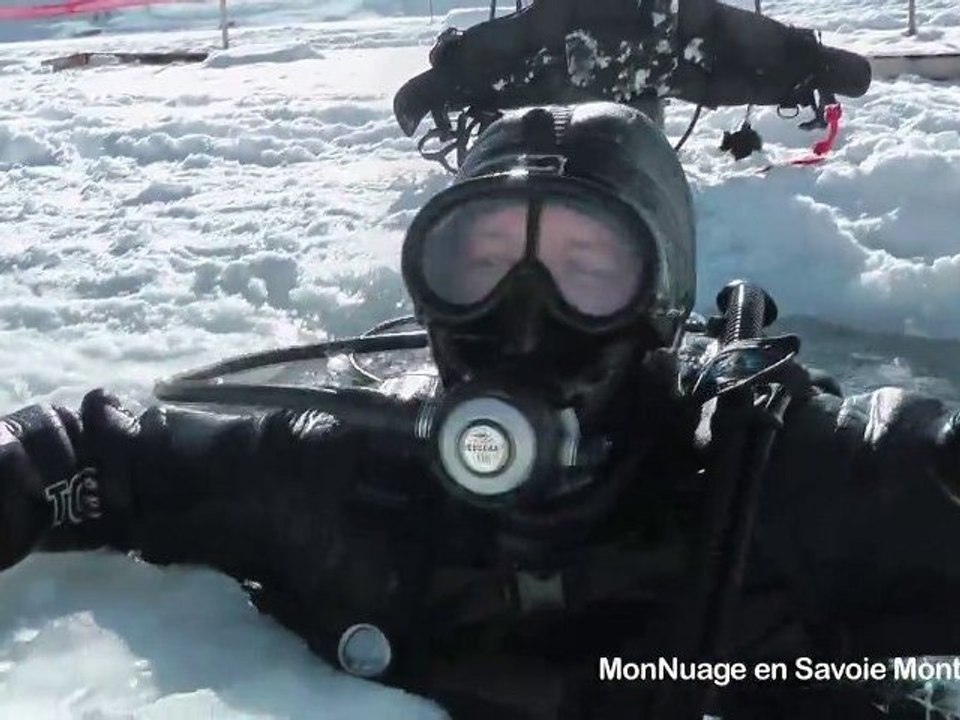 Ski et plongée sous glace à Tignes