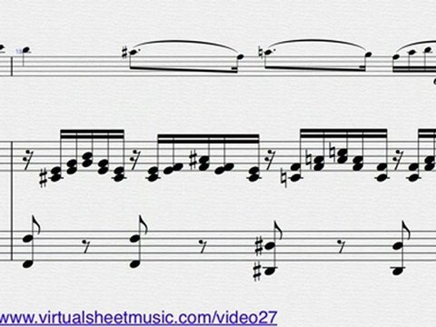 Franz Schubert's, Ave Maria violin and piano sheet music - V