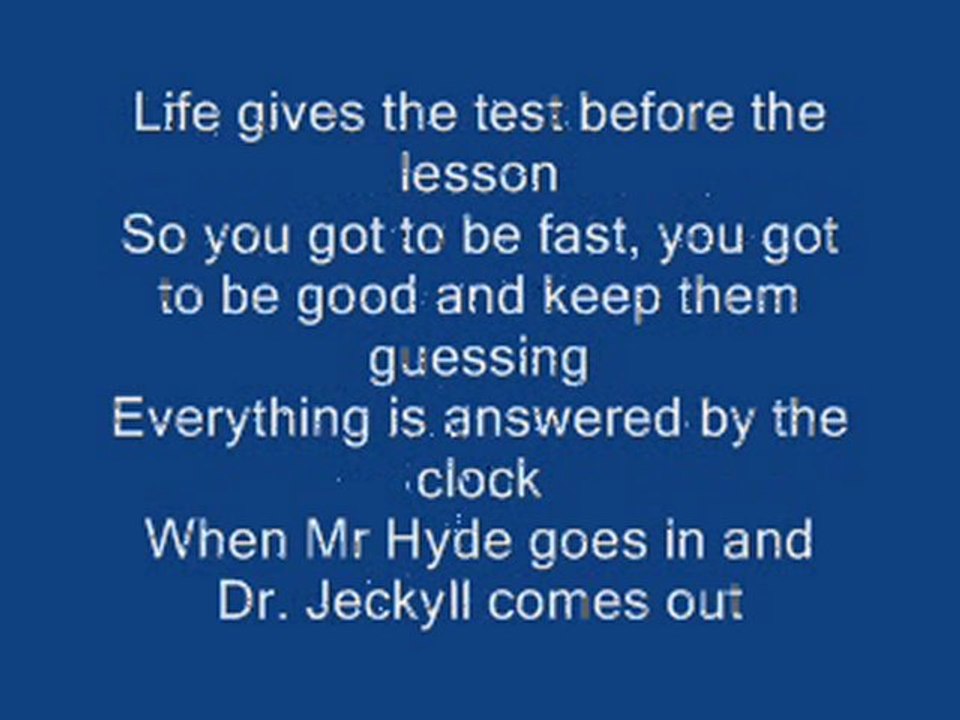 Time will tell