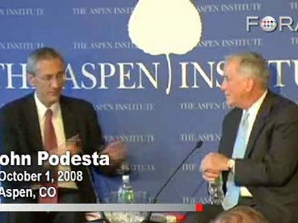 John Podesta Prioritizes Global Warming Over Terror