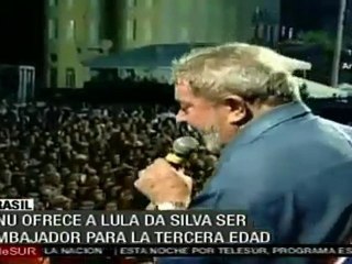 ONU ofreció a Lula ser embajador de buena voluntad (prensa)