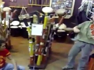 Violin, Didgeridoo & Djembe Jam