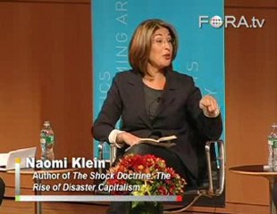Naomi Klein on Greenspan’s Role in the Financial Crisis