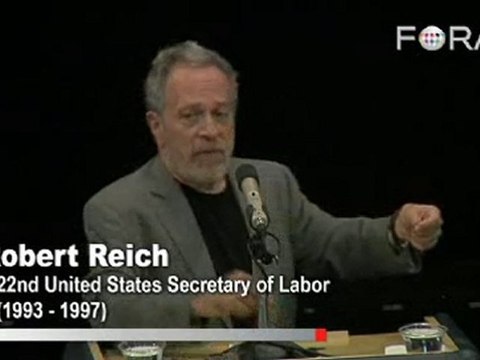 Robert Reich Advises Regulation of CEO Salaries