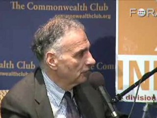 Ralph Nader Hopes for Third Party Shakeup