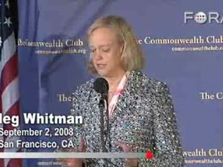 Meg Whitman on Her Career Transition from eBay to McCain