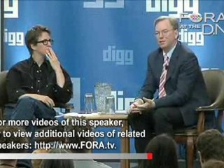 Eric Schmidt: The Internet's Potential in US Elections