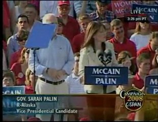 McCain's Introduction of Palin Stuns the Political World