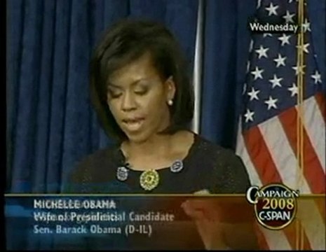 Michelle Obama: Barack's Plan for Military Services