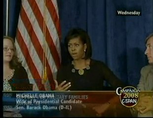 Michelle Obama on Military Healthcare Benefits