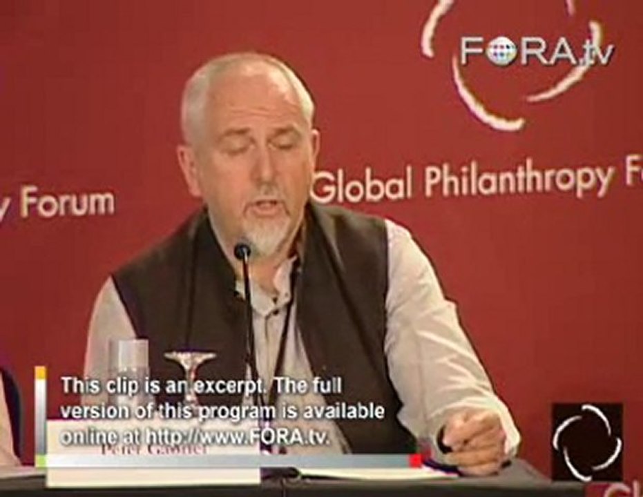 Peter Gabriel: The Cell Phone Revolution