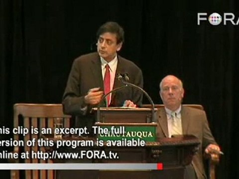 Shashi Tharoor Explains Worldwide Criticism of America