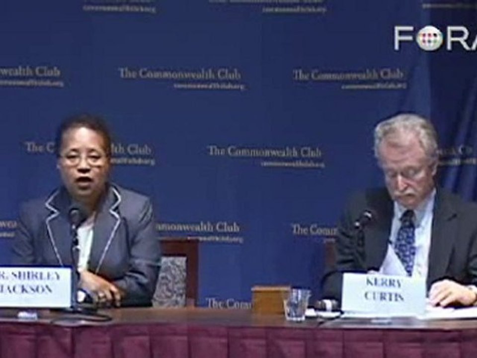 Shirley Ann Jackson on Nuclear Waste Disposal Solutions