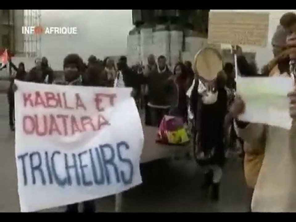 Manifestation en soutien à Gbagbo à Bruxelles