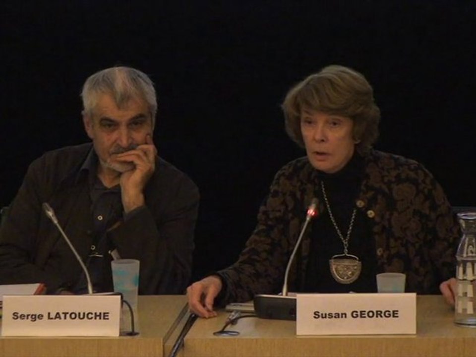 Susan George - Colloque : "Où va le monde?"