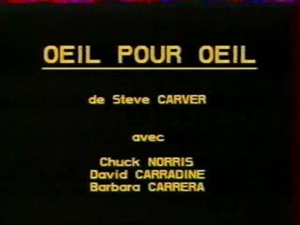 oeil pour oeil