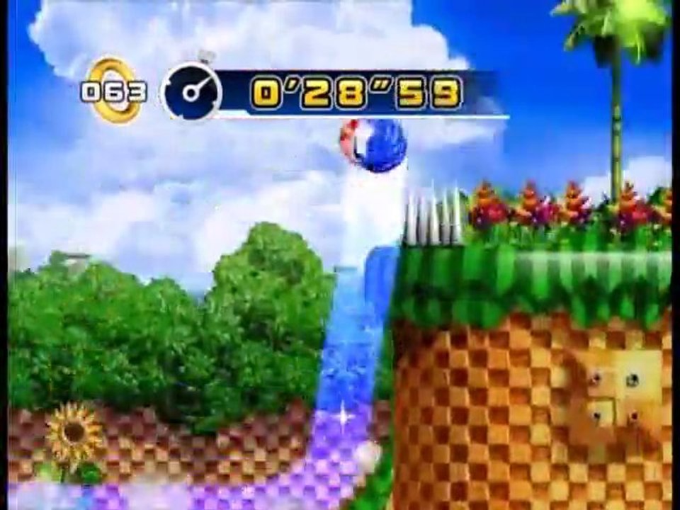Sonic 4 Splash Hill 1 Speed Run