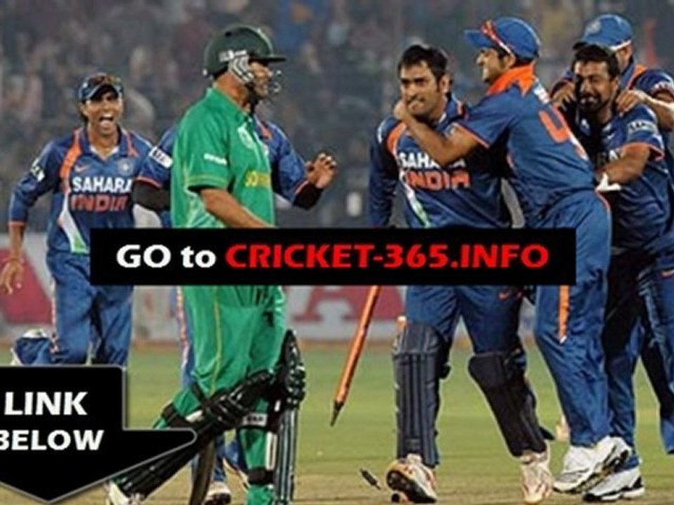 India vs South Africa 1st ODI live streaming January 2011