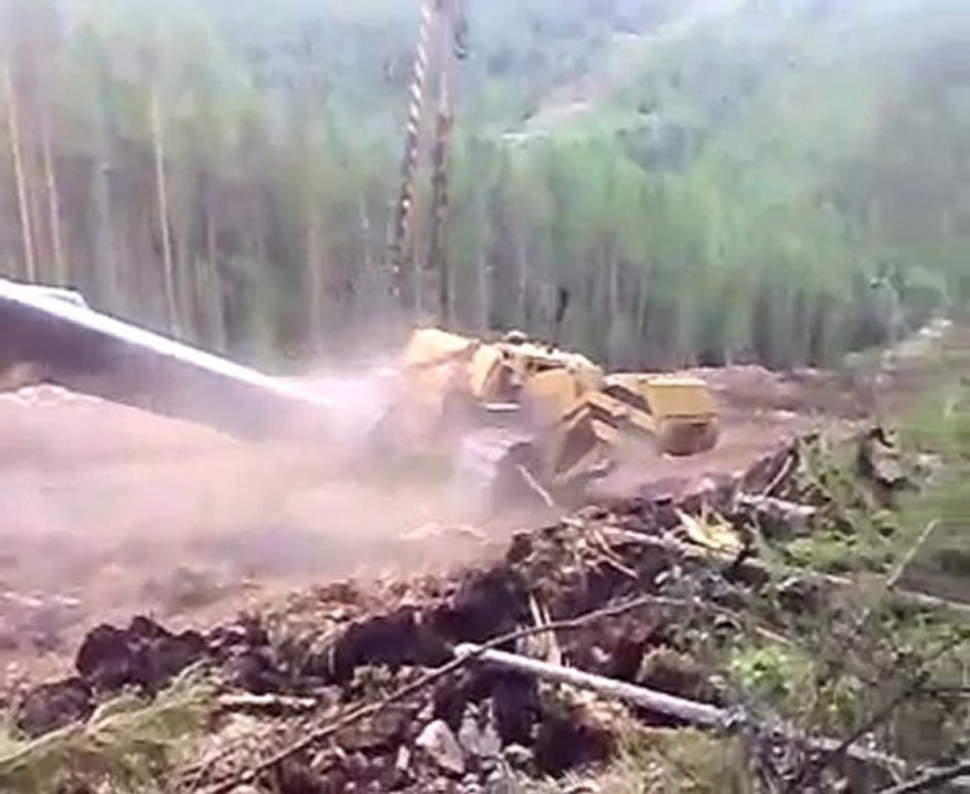 tracteur sur le dos