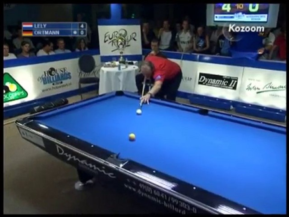 Pool DivX Video Preview: Lely / Ortmann - 9-Ball Netherlands