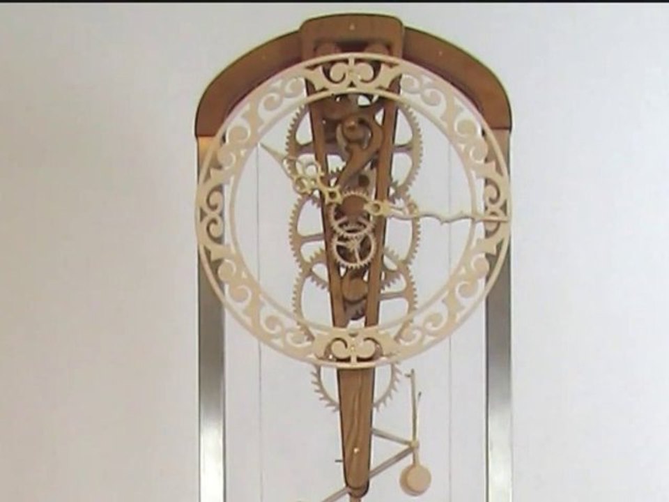 Tertius-Wooden Clock