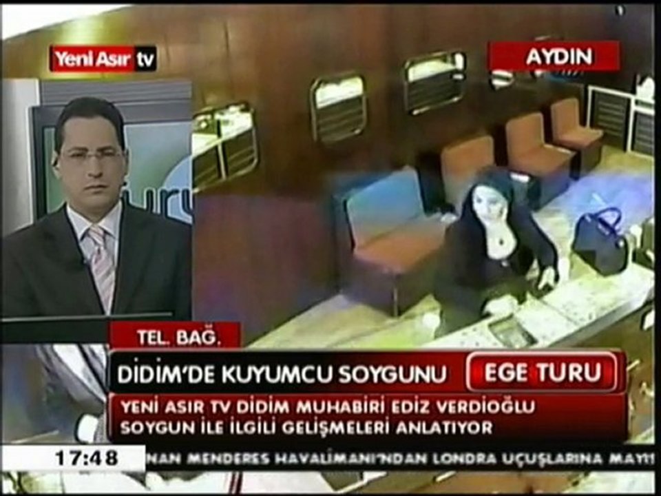 Didim'de kuyumcu soygunu