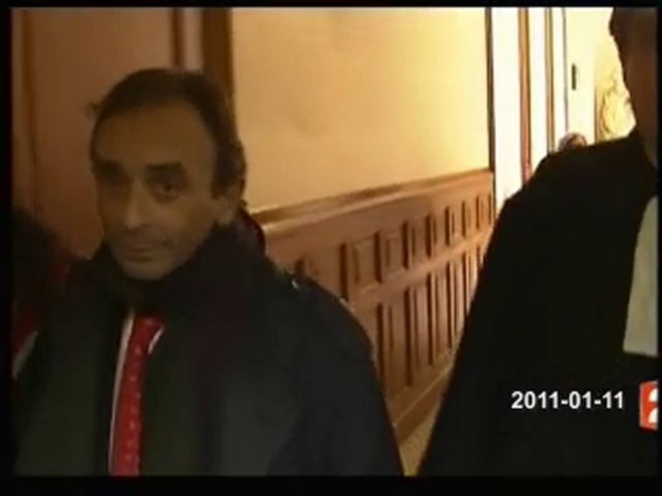 Procès Eric Zemmour - JT France 2 11/01/2011