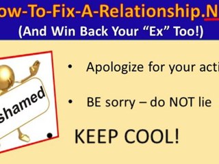 ow to Fix a Relationship After an Infidelity, Being Caught