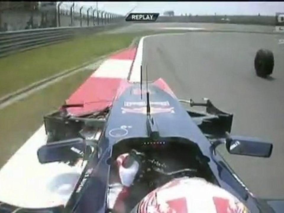 FormulaOne - Sebastien Buemi Crash China 2010