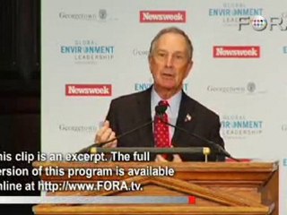 Michael Bloomberg on Candidates' Green Policies