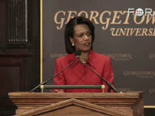 Secretary Condoleezza Rice on America's Role in Darfur