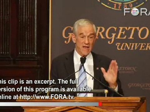 Ron Paul on an Impoverished America