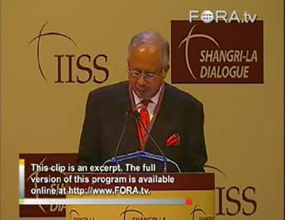 Najib Tun Razak on Responding to Complex Emergencies