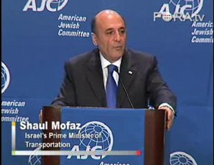 Shaul Mofaz Asks 'Who Will Lead' Palestine