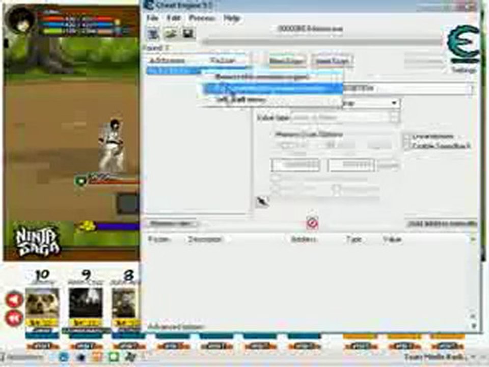 Hack Ninja saga One hit kill