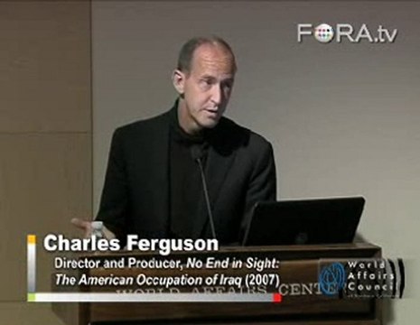Charles Ferguson on Unaccounted Iraqi Reconstruction Funds