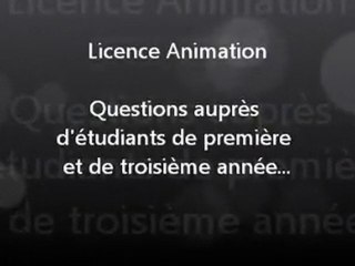 Flash etudiants Licence Animation