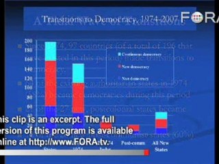 Larry Diamond on Transitioning to Democracy