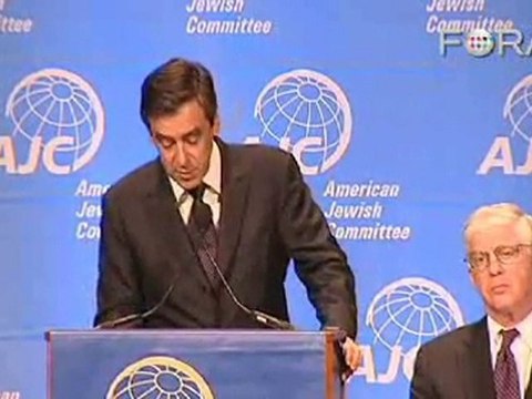French PM Francois Fillon on Peace in the Middle East