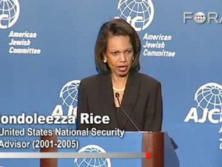 Condoleezza Rice on the Situation in Gaza