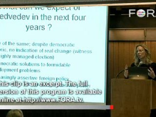 Dmitry Medvedev's Foreign Policy